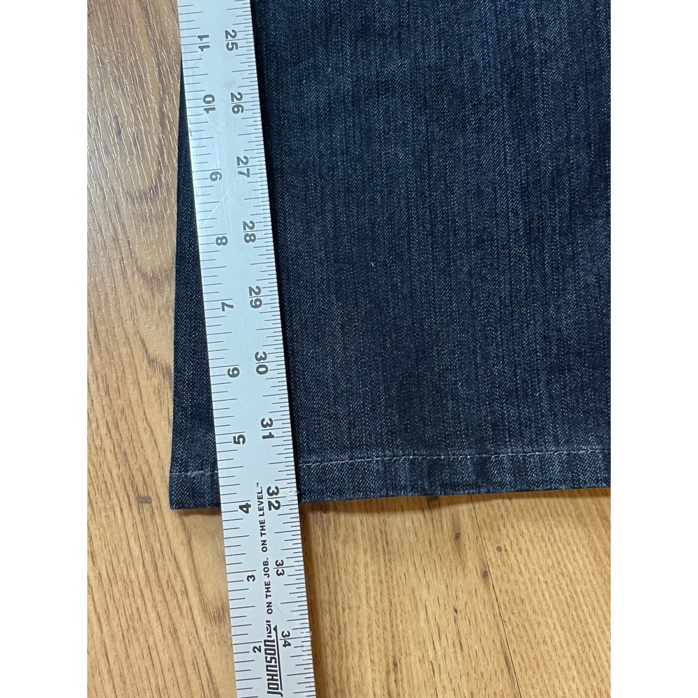 Calvin Klein Jeans Women size 14 Dark Wash Bootcut Denim Mid Rise Classic Flare - Picture 9 of 11